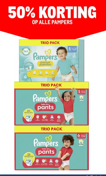 Makro Op alle pampers aanbieding