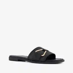 Scapino Blue Box dames slippers zwart aanbieding
