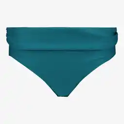 Scapino Dames bikinibroekje met overslag petrol aanbieding