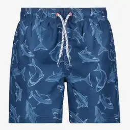 Scapino Osaga jongens zwemshort met haaien blauw aanbieding