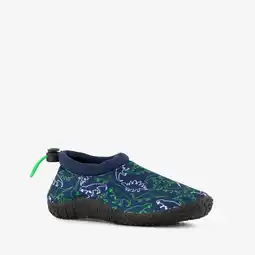 Scapino Kinder waterschoenen met dino print blauw aanbieding