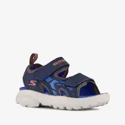 Scapino Skechers Razor Splash Aqua Buddies sandalen blauw aanbieding