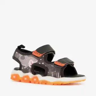 Scapino Blue Box sandalen haai met lichtjes zwart aanbieding