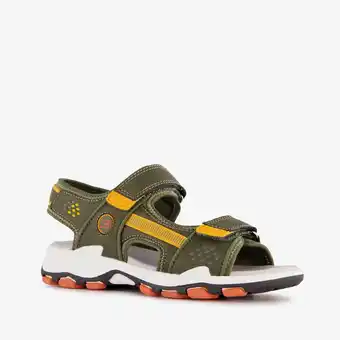 Scapino Blue Box jongens sandalen groen oranje aanbieding