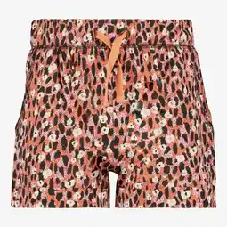Scapino TwoDay meisjes short met print oranje roze aanbieding