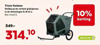 Pets Place Trixie fietskar aanbieding