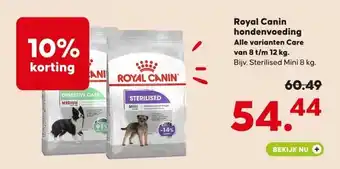 Pets Place Royal Canin hondenvoeding aanbieding