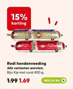 Pets Place Rodi hondenvoeding aanbieding
