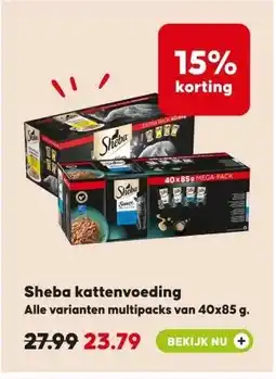 Pets Place Sheba kattenvoeding aanbieding