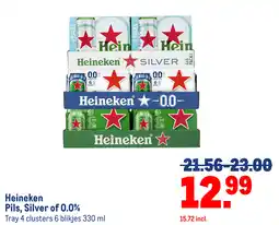 Makro Heineken Pils, Silver of 0.0% aanbieding