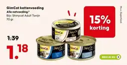 Pets Place GimCat kattenvoeding aanbieding