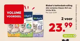Pets Place Biokat's kattenbakvulling aanbieding
