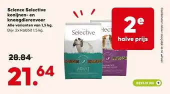 Pets Place Science Selective konijnen- en knaagdierenvoer aanbieding