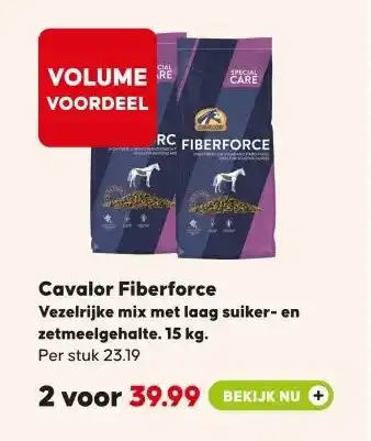 Pets Place Cavalor Fiberforce aanbieding