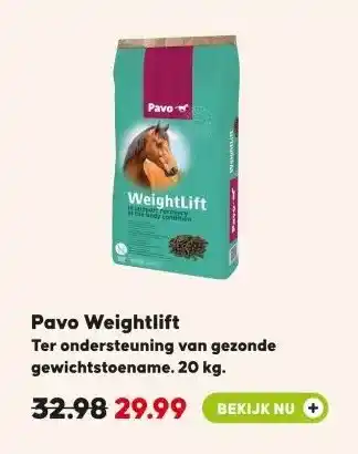 Pets Place Pavo Weightlift aanbieding