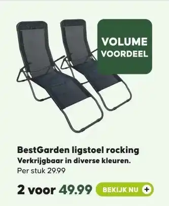 Pets Place BestGarden ligstoel rocking aanbieding