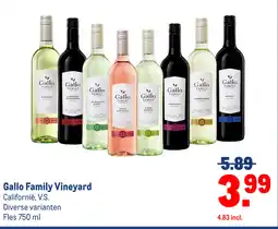 Makro Gallo Family Vineyard aanbieding