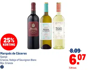 Makro Marqués de Cáceres aanbieding