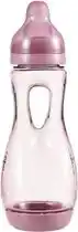 Bol.com Difrax Handgreep Babyfles 240 ml Natural - Anti-Colic – Roze – 1 stuk aanbieding