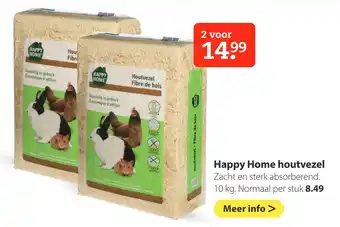 Pets Place Happy Home houtvezel 10 kg aanbieding