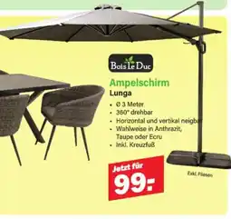 Van Cranenbroek Bois le Duc Ampelschirm Lunga aanbieding