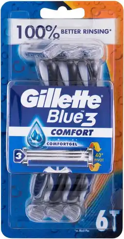 Bol.com Gillette Blue 3 Wegwerpmesjes 6 st aanbieding
