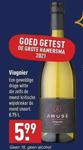 ALDI Amuse Viognier aanbieding