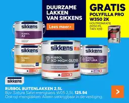 BOUWMAAT Sikkens RUBBOL BUITENLAKKEN aanbieding