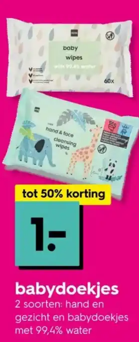 HEMA Babydoekjes aanbieding