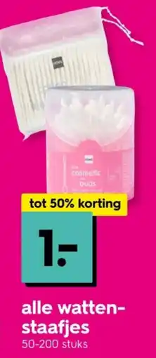 HEMA Alle watten staafjes aanbieding