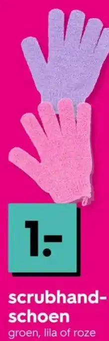 HEMA Scrubhand schoen aanbieding