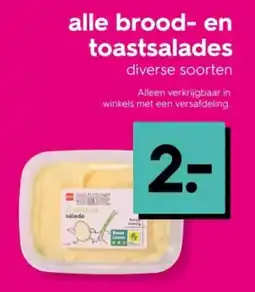 HEMA Alle brood en toastsalades aanbieding