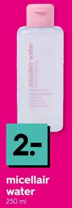 HEMA Micellair water aanbieding