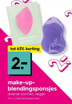 HEMA Make up blendingsponsjes aanbieding
