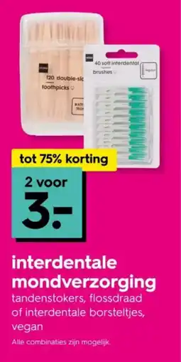 HEMA Interdentale mondverzorging aanbieding