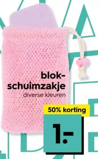 HEMA Blok schuimzakje aanbieding