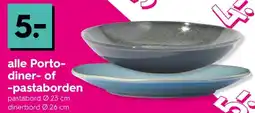 HEMA Alle porto diner of pastaborden aanbieding