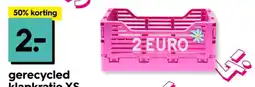 HEMA Gerecycled klapkratje XS aanbieding