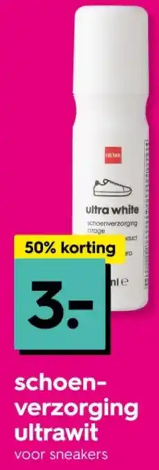 HEMA Schoen verzorging ultrawit aanbieding