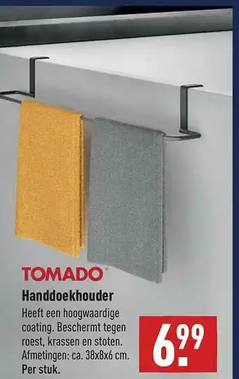 ALDI Tomado Handdoekhouder aanbieding