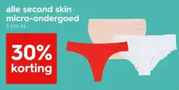HEMA Alle second skin micro ondergoed aanbieding