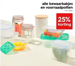 HEMA Alle bewaarbakjes en voorraadpotten aanbieding