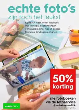 HEMA Alle fotoboeken via de fotoservice aanbieding