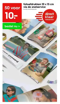 HEMA Fotoafdrukken via de snelservice aanbieding