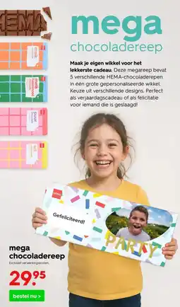 HEMA Mega chocoladereep aanbieding