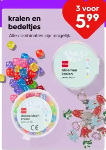 HEMA Kralen en bedeltjes aanbieding
