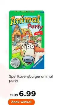The Read Shop Spel Ravensburger animal party aanbieding