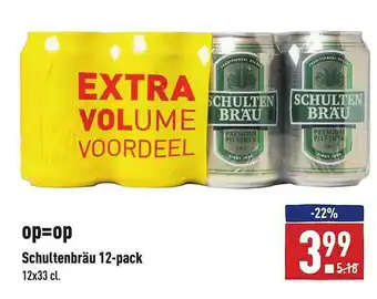 ALDI Schultenbräu 12-Pack aanbieding