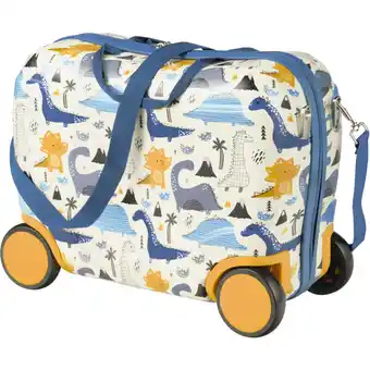 Albert Heijn Princess traveller Kids ride on trolley blauw aanbieding