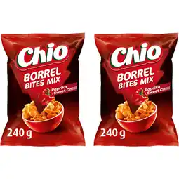 Albert Heijn Chio Borrel bites sweet chilli 2-pack aanbieding